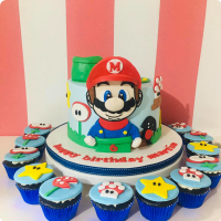 Martin Super Mario Custom Cake