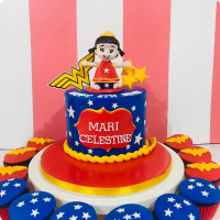 Mari's Wonder Woman Custom Cake