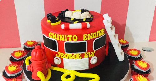 Fire engine cake recipe | BBC Good Food