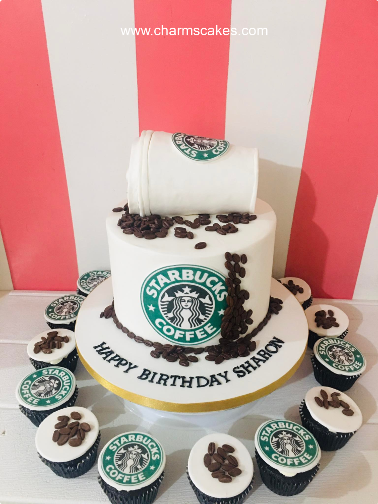 Charm's Cakes Sharon's Starbucks Coffee Cake, A Customize Coffee cake