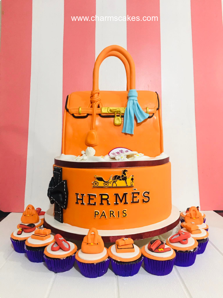 Hermes Designer Bags Custom Cake