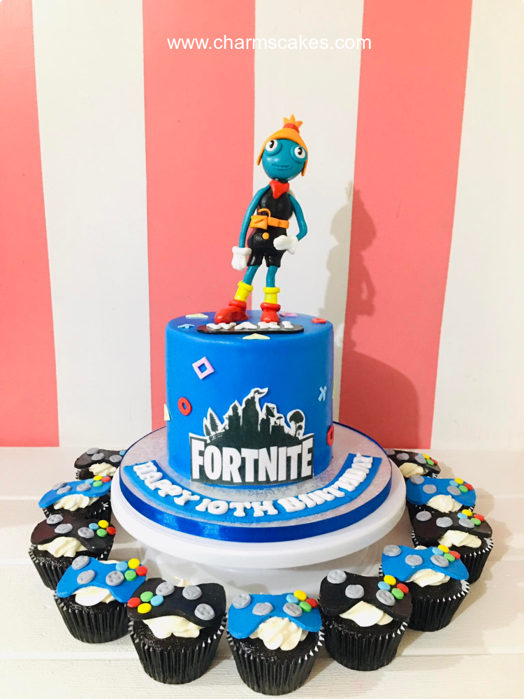 Waki Fortnite Custom Cake