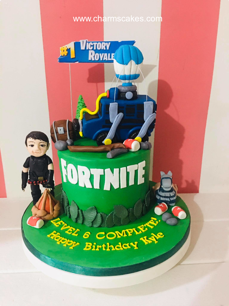 Fortnite Bus Fortnite Custom Cake