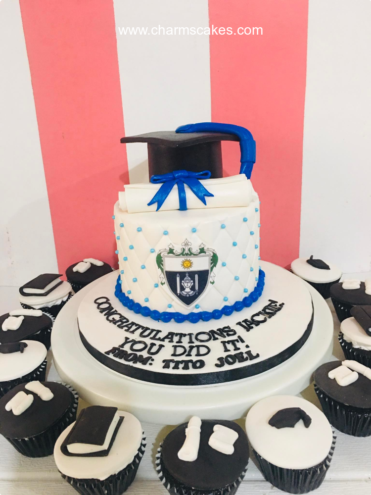 Jackie Graduation Custom Cake