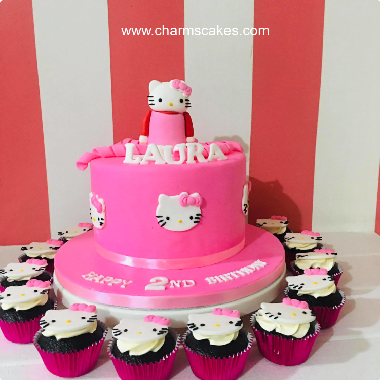 Laura's Hello Kitty Custom Cake