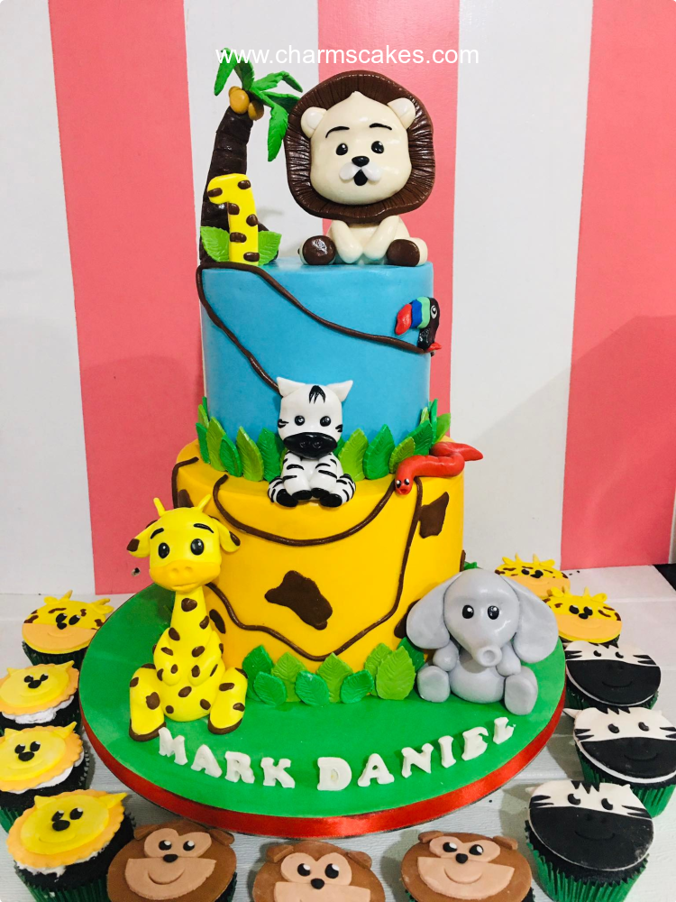 Mark Daniel's Jungle Safari Cake, A Customize Jungle Safari cake