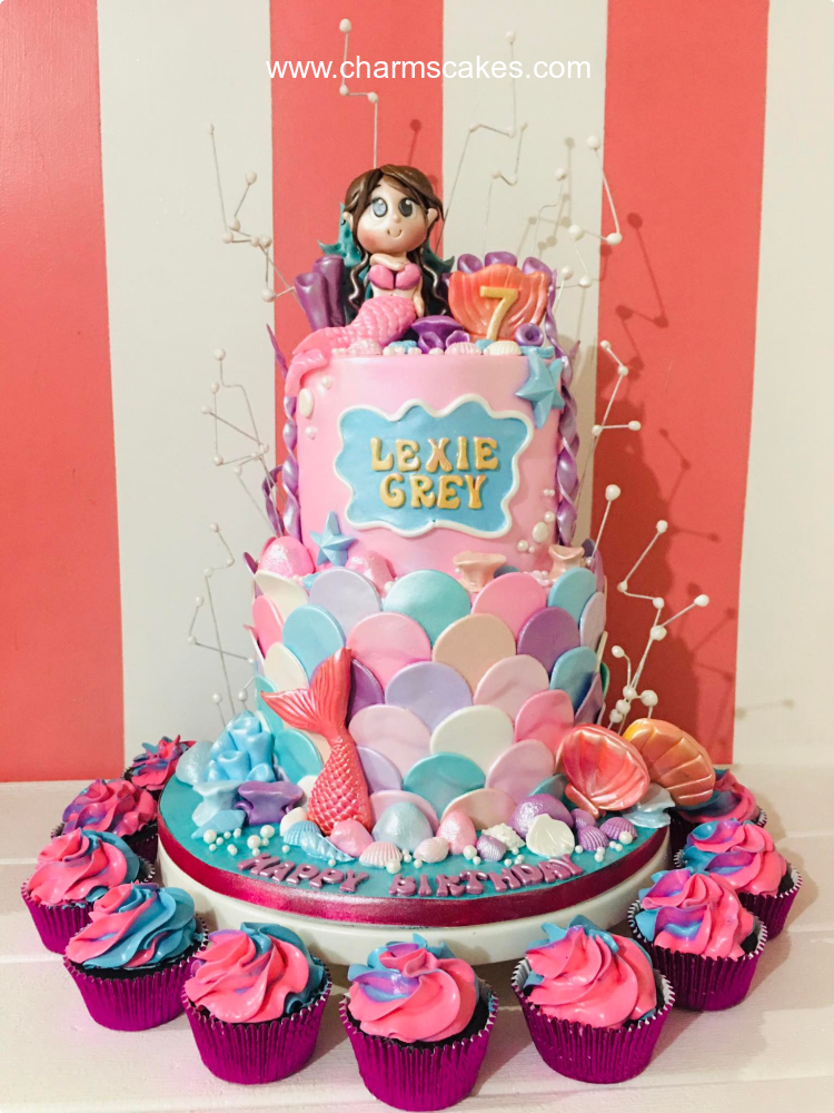 Lexie Mermaid Custom Cake