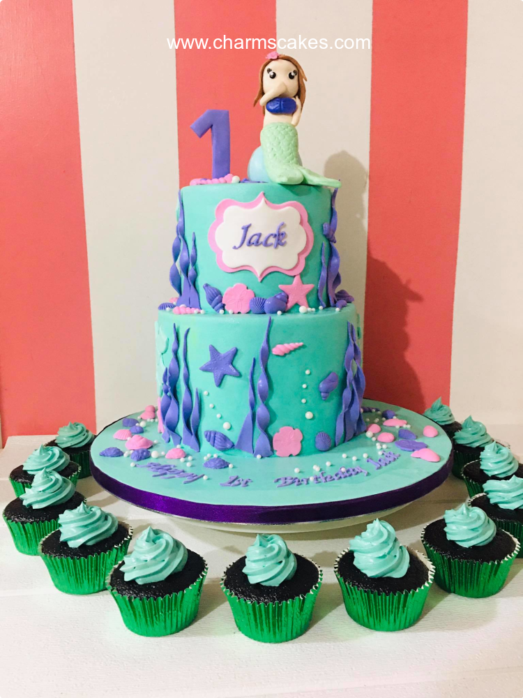 Jack Mermaid Custom Cake