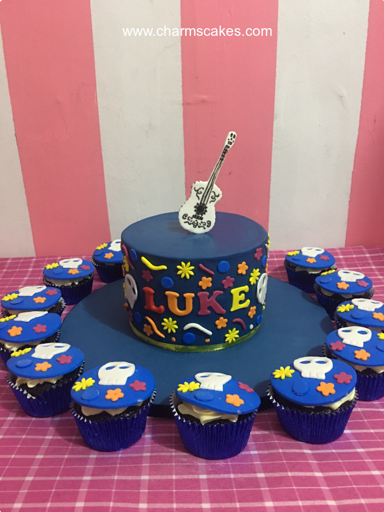 DIGITAL Dia De Los Muertos Guitar Cupcake Topper Pdf File 9 - Etsy Singapore