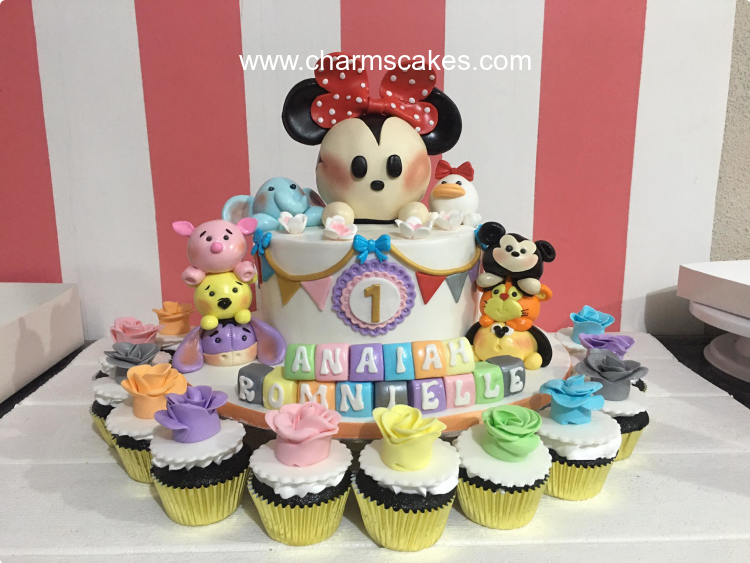 Anaiah's Minnie Mouse Custom Cake