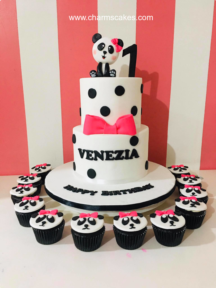 Venezia 2 Panda Custom Cake