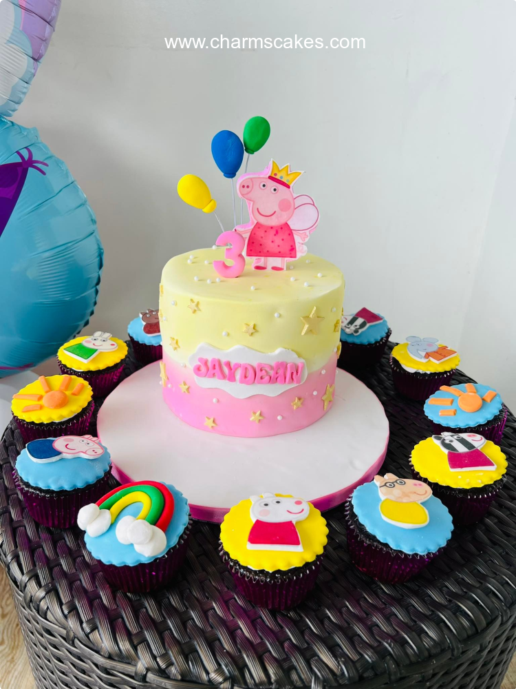 Jayden's Peppa Pig Custom Cake