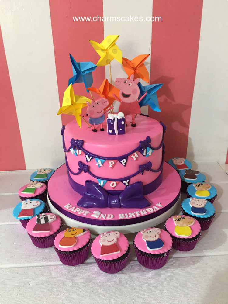 Joy Peppa Pig Custom Cake