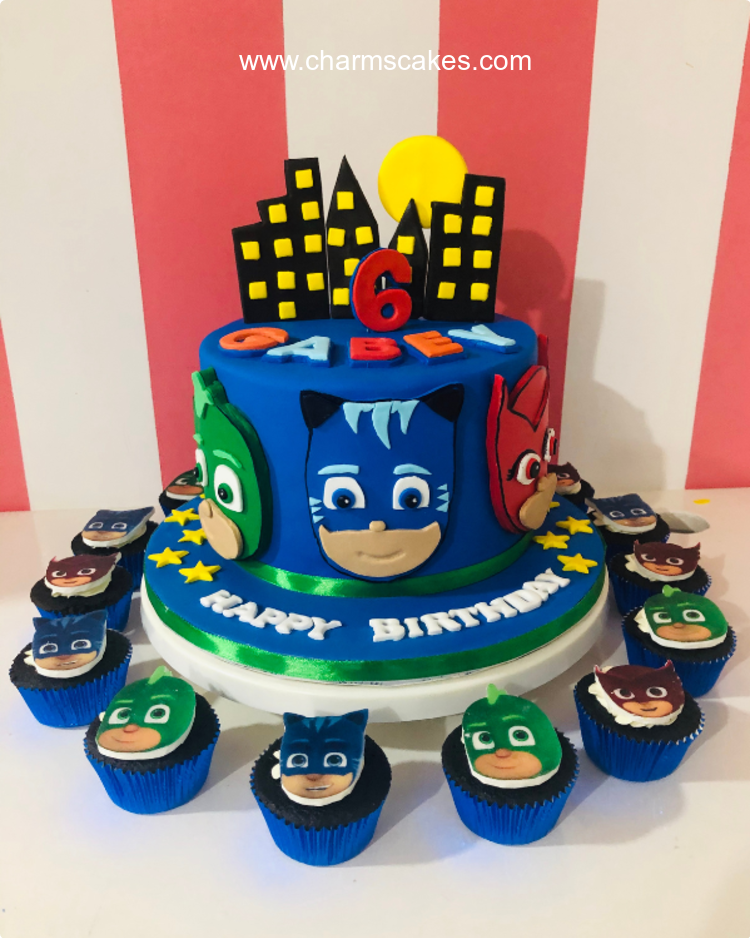 Gabey Pj Masks Cake, A Customize Pj Masks cake