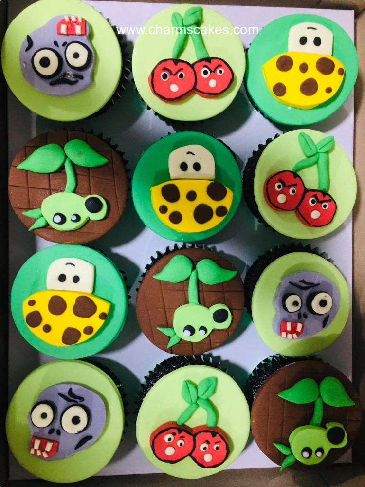 PVZ Plants Versus Zombies Custom Cake