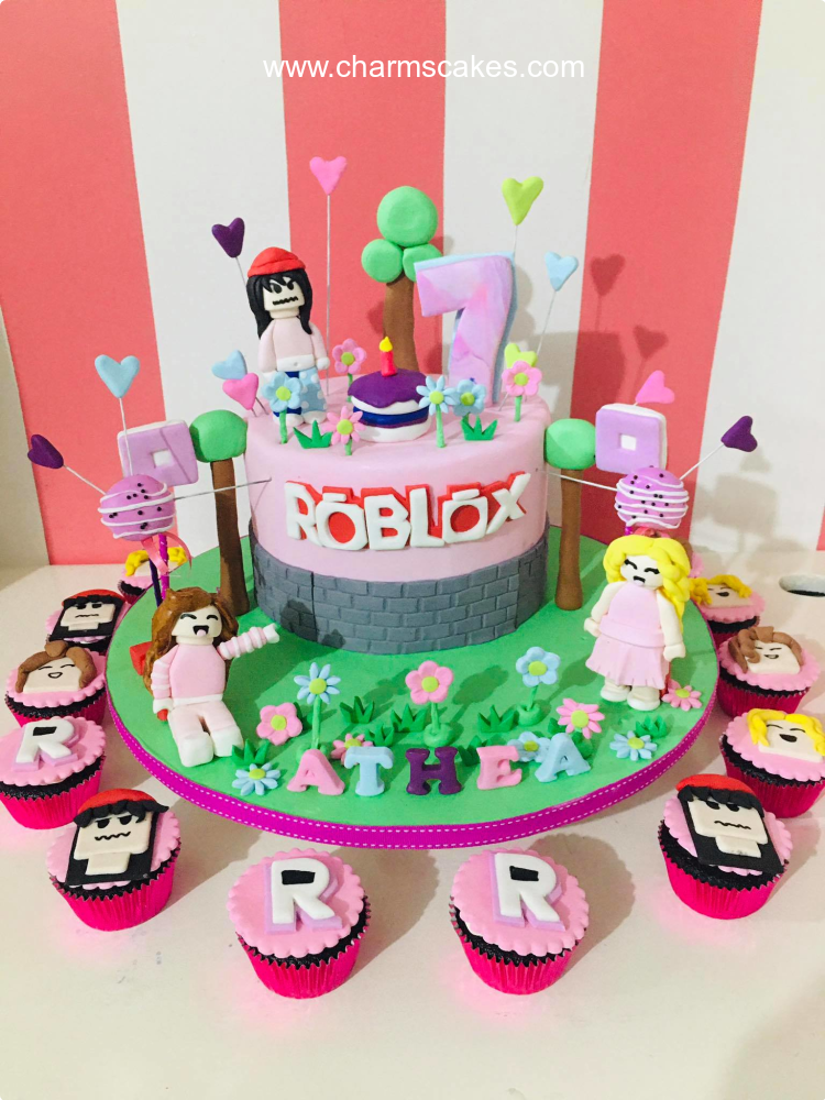 Charm S Cakes Team Roblox Custom Cake - team roblox fan