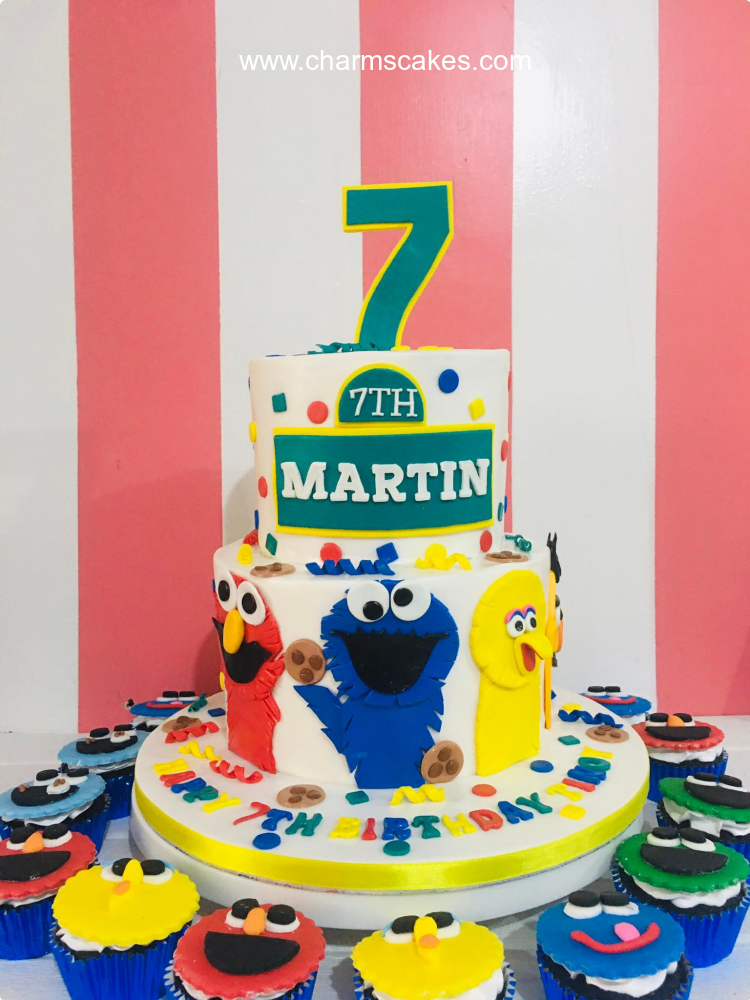 Martin's Sesame Street Sesame Street Custom Cake