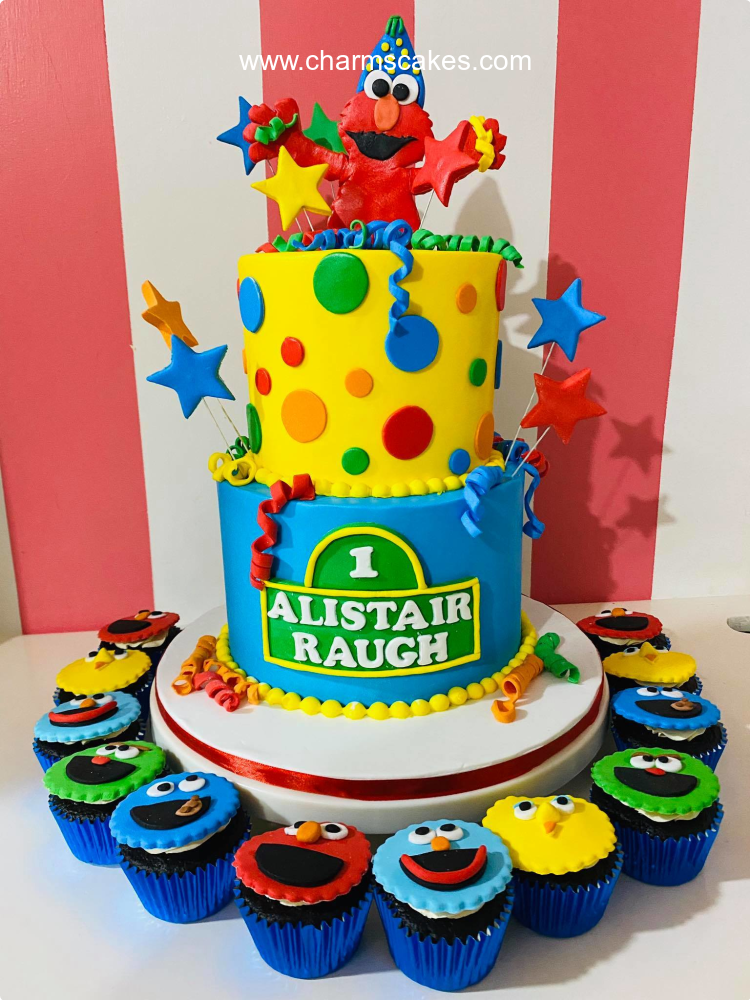 Alistair's Sesame Street Sesame Street Custom Cake