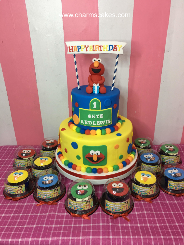 Skye's Sesame Street Sesame Street Custom Cake