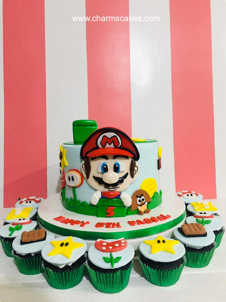 Pascal's Super Mario Custom Cake