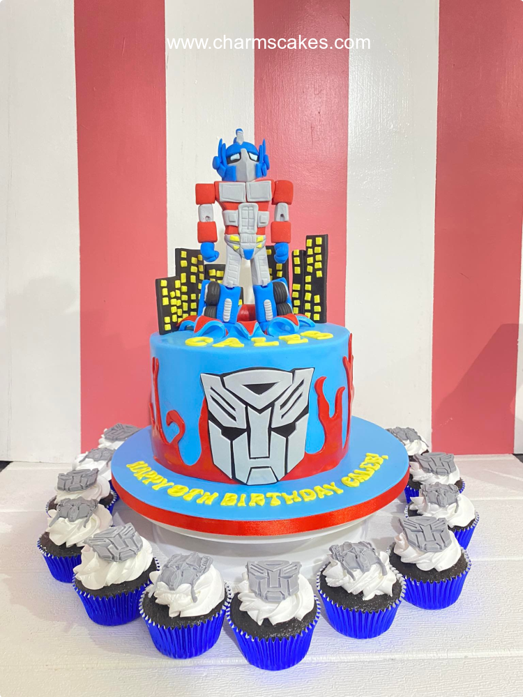 Caleb's Transformers Custom Cake