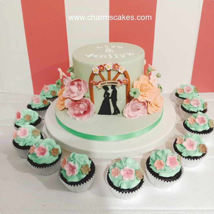 Our Couple Wedding And Anniversaries Cake A Customize Wedding And Anniversaries Cake 