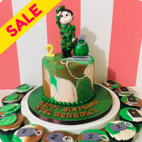 Sgt. Benedict Army Soldiers & Police Custom Cake