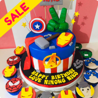 Kino's Avengers Custom Cake