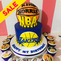 King Morris Basket Ball Custom Cake