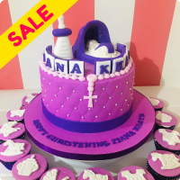 Ziana Christening Custom Cake