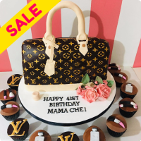 Indulge in Edible Luxury with a Louis Vuitton Purse Cake