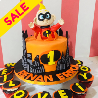 Renan Incredibles Custom Cake