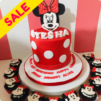 Ayesha Minnie Mouse Custom Cake