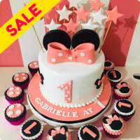 Gabrielle Minnie Mouse Custom Cake