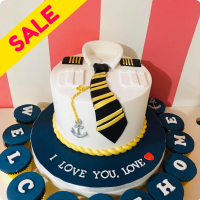 Captain Seaman Nautical Custom Cake