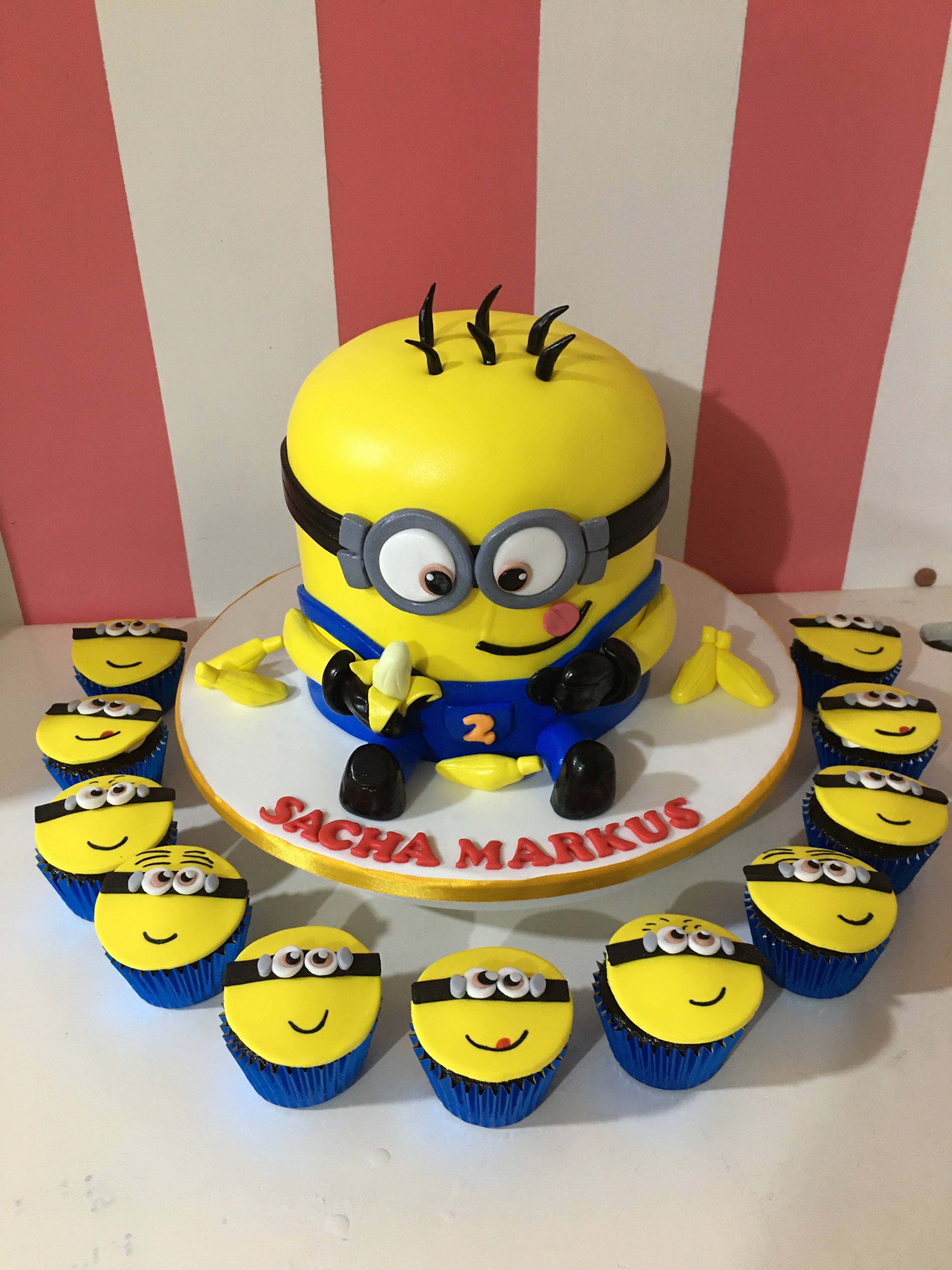 Custom Cake Minion Bob Charm's Cakes and Cupcakes