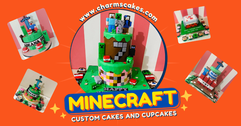 Lego Minecraft Cake, This is how we decorate a Lego Minecra…