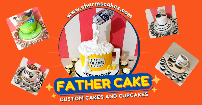 105 Fathers Custom Cakes Charm S Cakes And Cupcakes