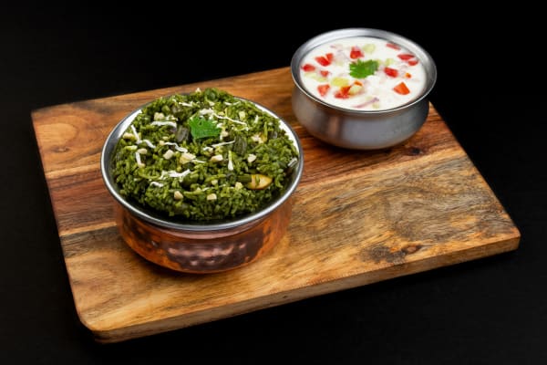 Gramin Biryani with Veg Raita