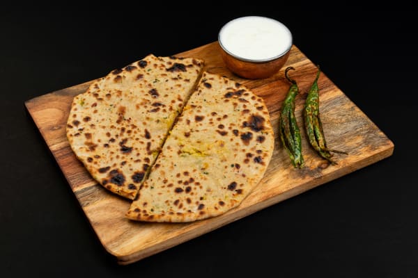 Aloo Paratha with Curd