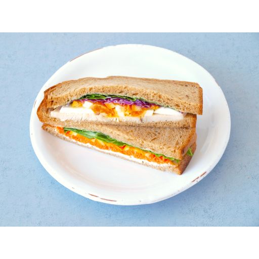 ◆クリームチーズ＆チキンのサラダ 清見オレンジ使用-0