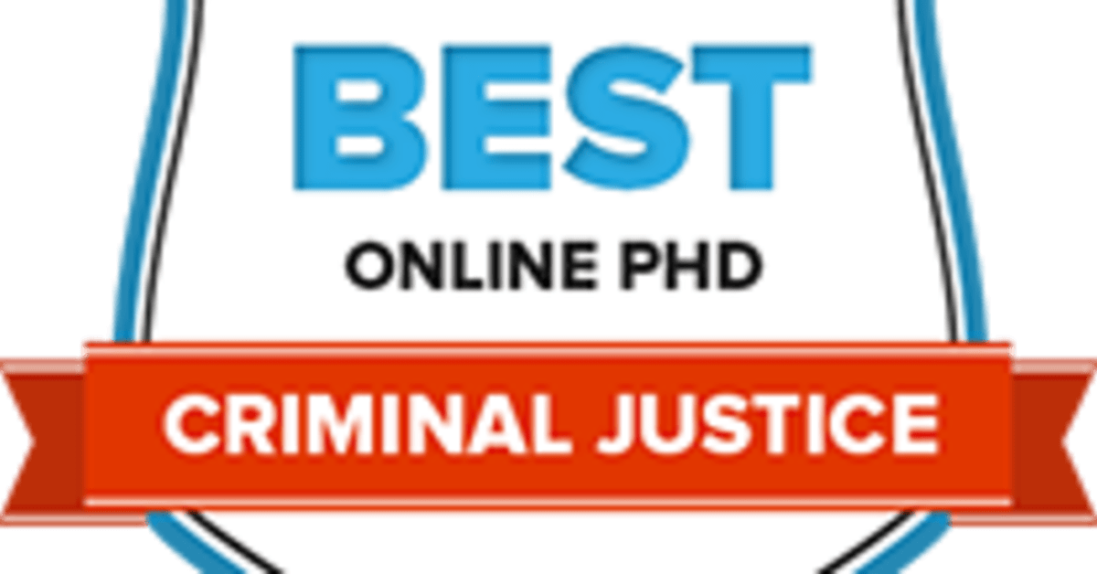 best online criminal justice phd programs