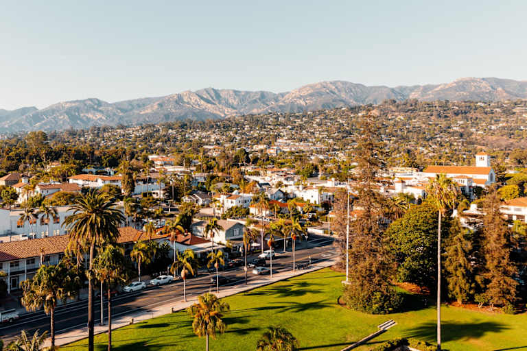 Santa Barbara, California on a sunny day
