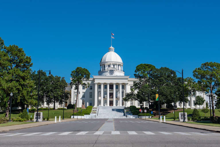The Alabama Capital Building in Montgomery, Alabama, U.S.