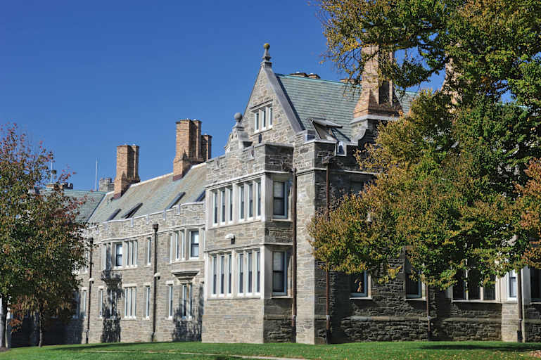 Bbuilding on Bryn Mawr College campus
