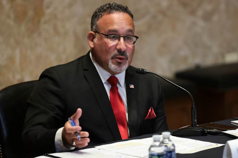 Education Secretary Miguel Cardona