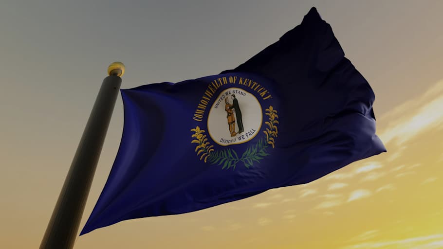 Flag of the US State of Kentucky