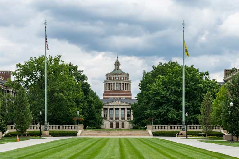 Rush Rhees library at the University of Rochester