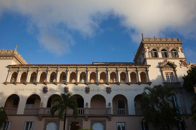 School of Tropical Medicine building in San Juan, Puerto Rico.