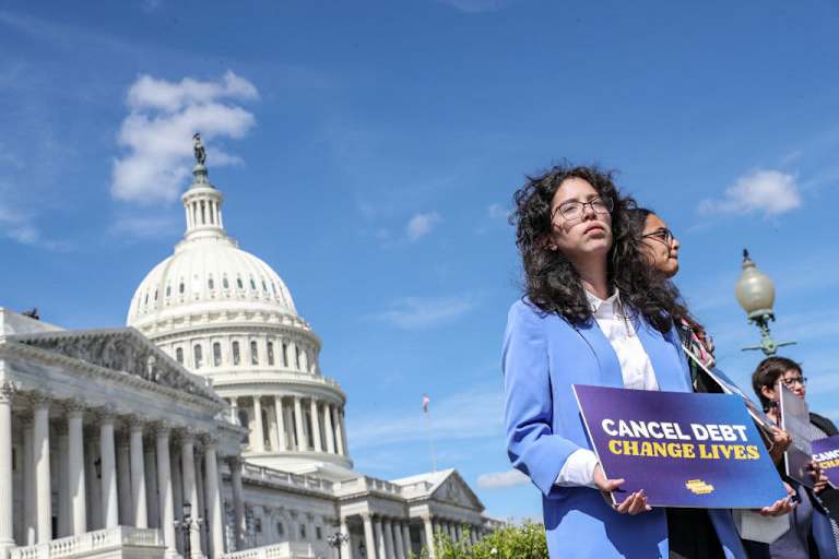 Student Loan Borrowers Advocates Join Sen. Schumer, Rep. Ayanna Pressley, Rep. Ilhan Omar, And Rep. Mondaire Jones To Celebrate President Biden Cancelling Student Debt And Beginning The Work For Implementation